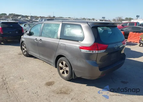 2013 Toyota Sienna L V6 7 Passenger из США, поврежденный, VIN 5TDZK3DC1DS296852